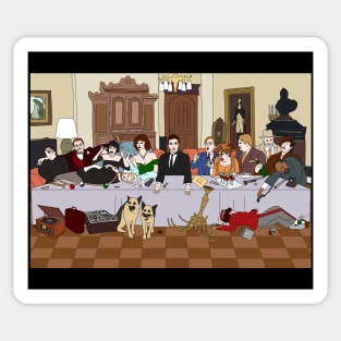 The Last Supper at Boddy Mansion Sticker